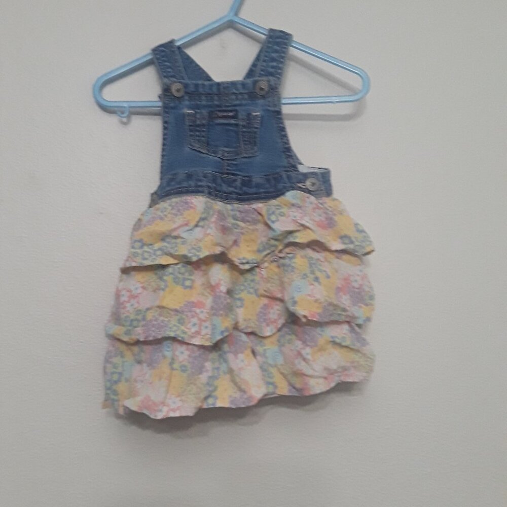 Jordache Denim and Floral Kids Casual Dress